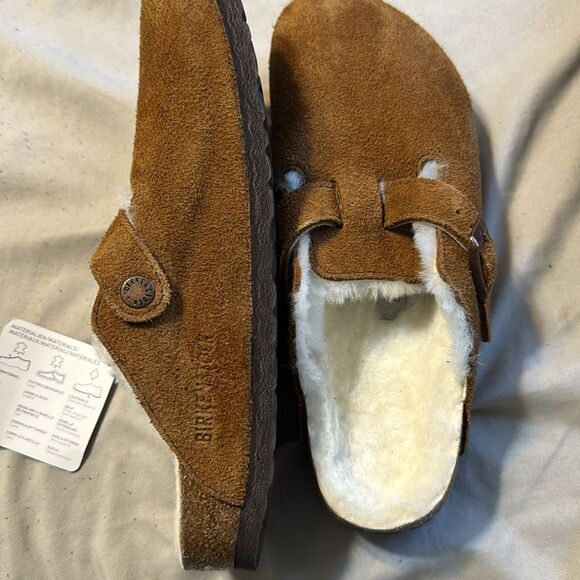 - Womens Birkenstock Boston Shearling Clog size6,  7, 8 & 9 - Picture 4 of 9